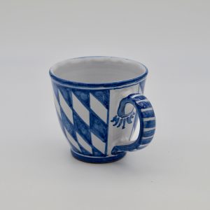 Rautentasse blau-weiss