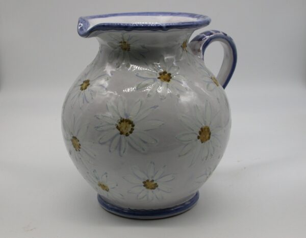 Vase (Krug) mit Margeriten-Muster
