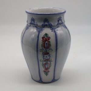 Vase für langstielige Blumen, hellblau
