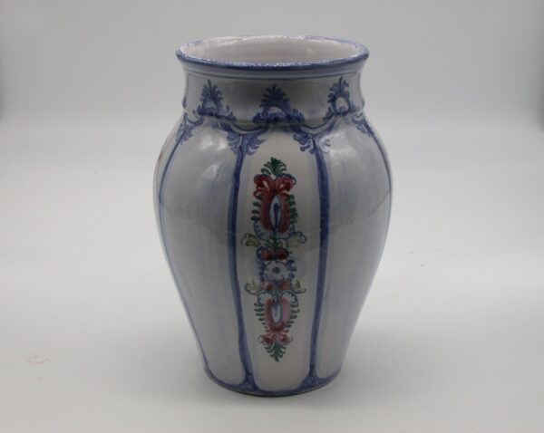 Vase für langstielige Blumen, hellblau