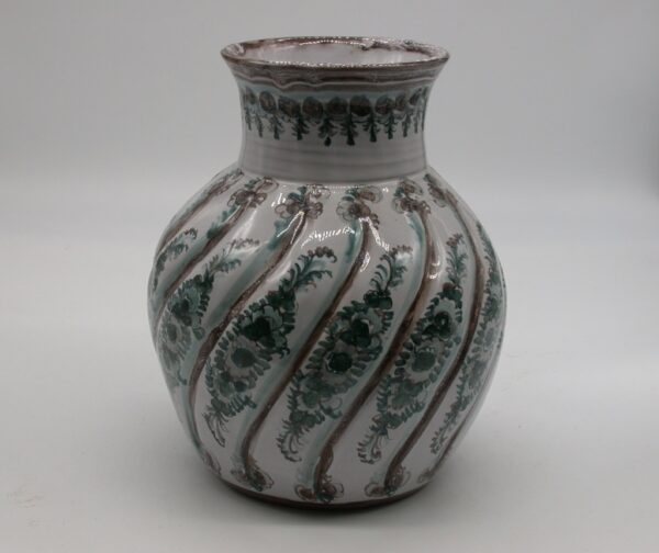Vase segmentiert in Grün