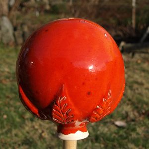 Rosenkugel feuerrot