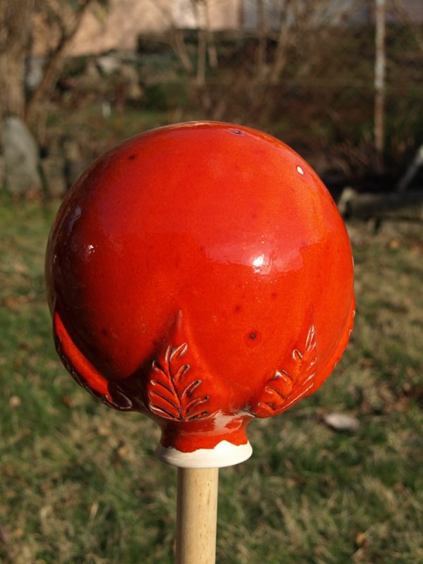 Rosenkugel feuerrot