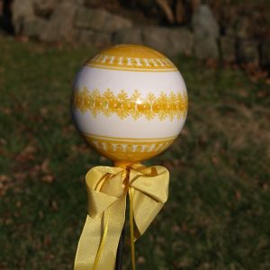 Rosenkugel Gelb