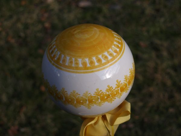 Rosenkugel Gelb – Bild 2