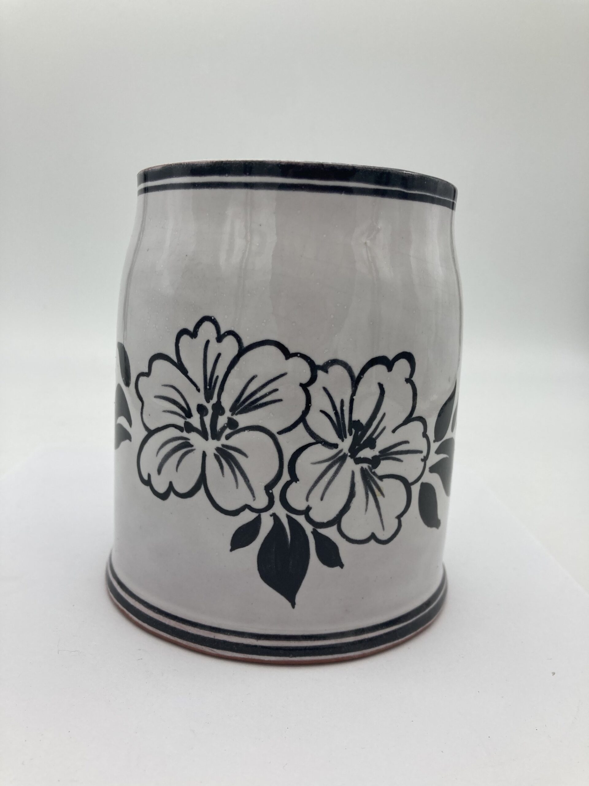 Bierkrug Schwarze Blüte