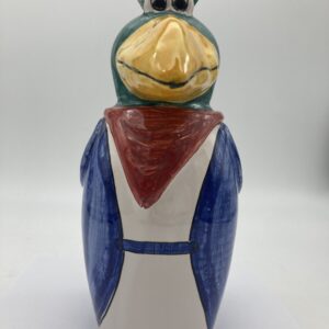 Vogelfigur Keramik blau