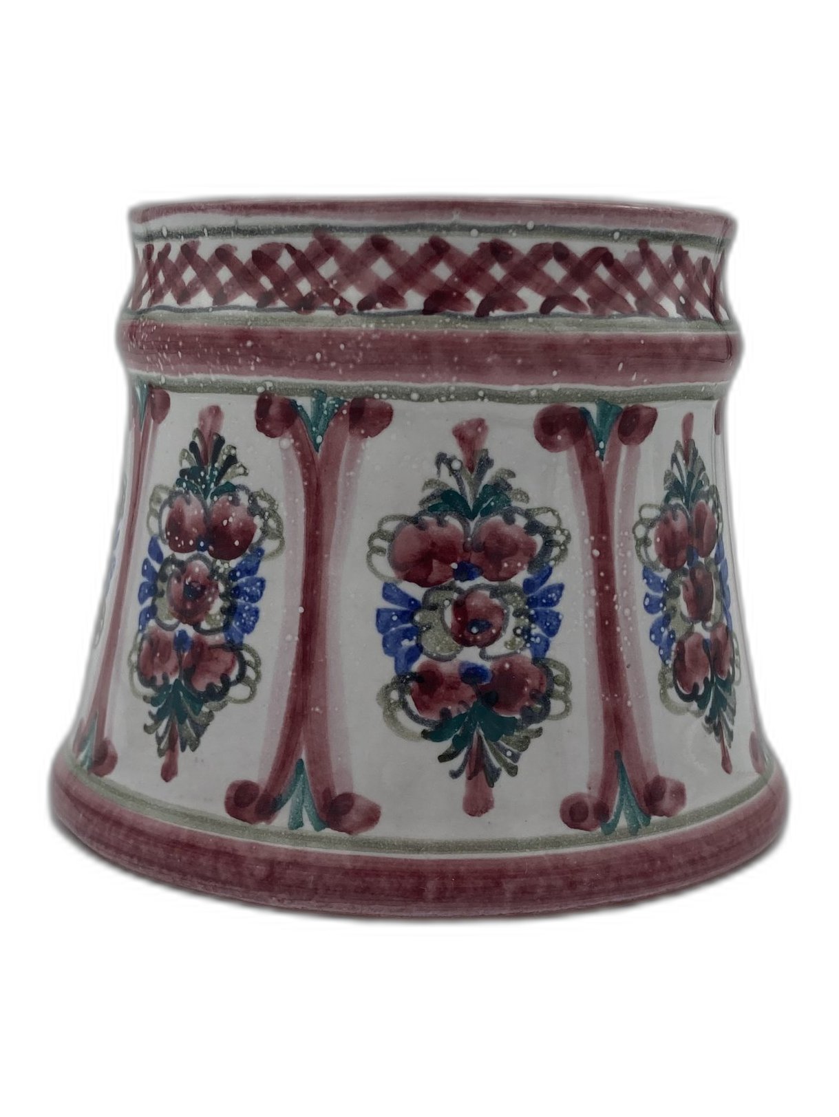 Tasse Preiselbeermuster Weinrot