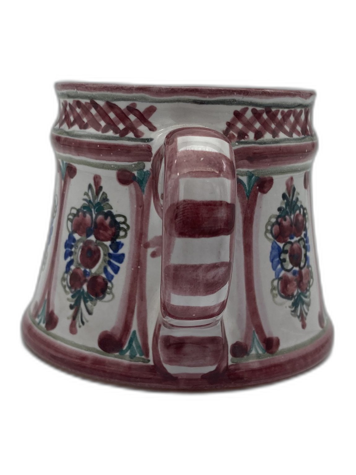 Tasse Preiselbeermuster Weinrot – Bild 3