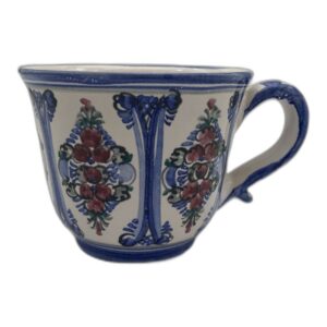 Bayerische Tasse Blau Blumen