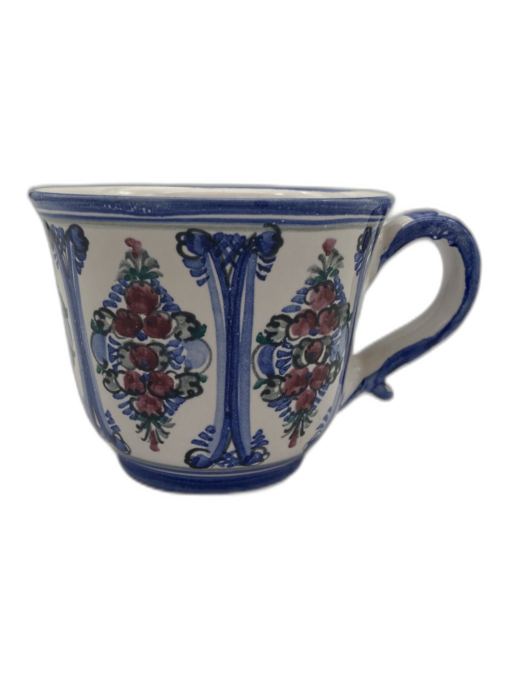 Bayerische Tasse Blau Blumen