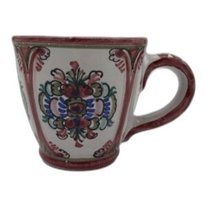 Tasse Landhaus Rot-Blau